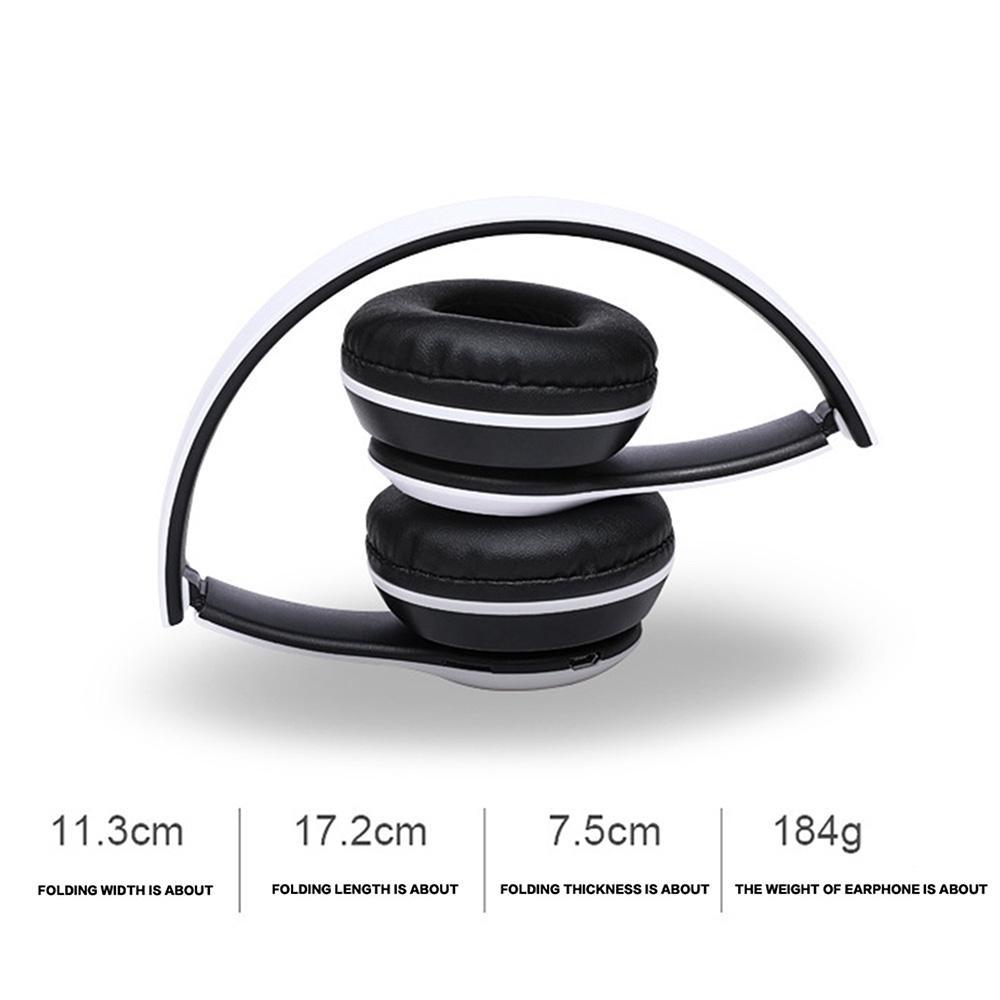 Tai nghe chụp tai bluetooth Pulierde P47 giảm tiếng ồn có micro tiện dụng