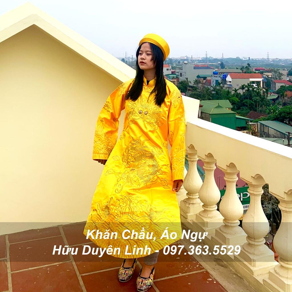 Áo hầu đồng Ngũ Vị Tôn Quan, trang phục hầu Ngũ Vị Quan Lớn - 5 vị đại quan trong hệ thống Tứ Phủ Công Đồng free size phù hợp cao 150-170cm