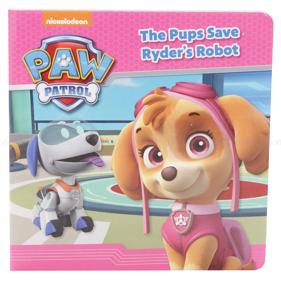 Nickelodeon Paw Patrol: 4 Board Books In A Box - Chú chó cứu hộ