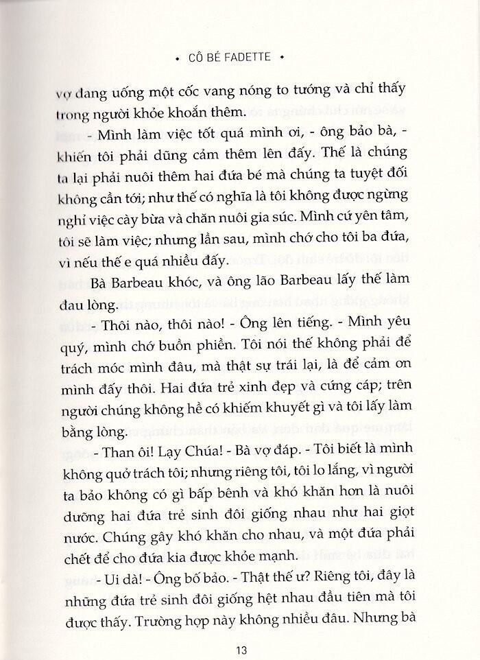 Cô Bé Fadette (Tái Bản)