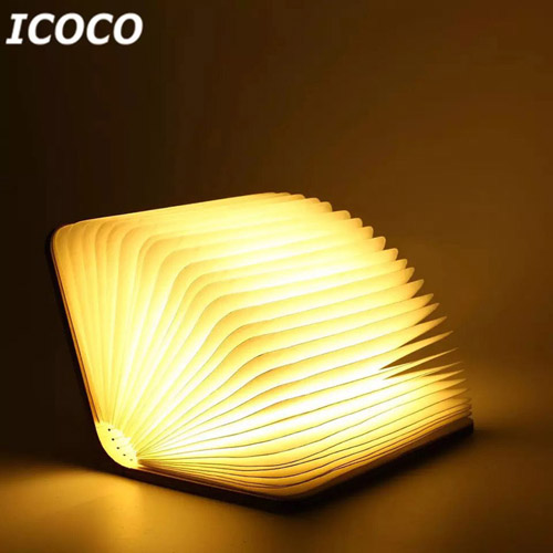 Đèn LED để bàn hình quyển sách gấp gọn độc đáo