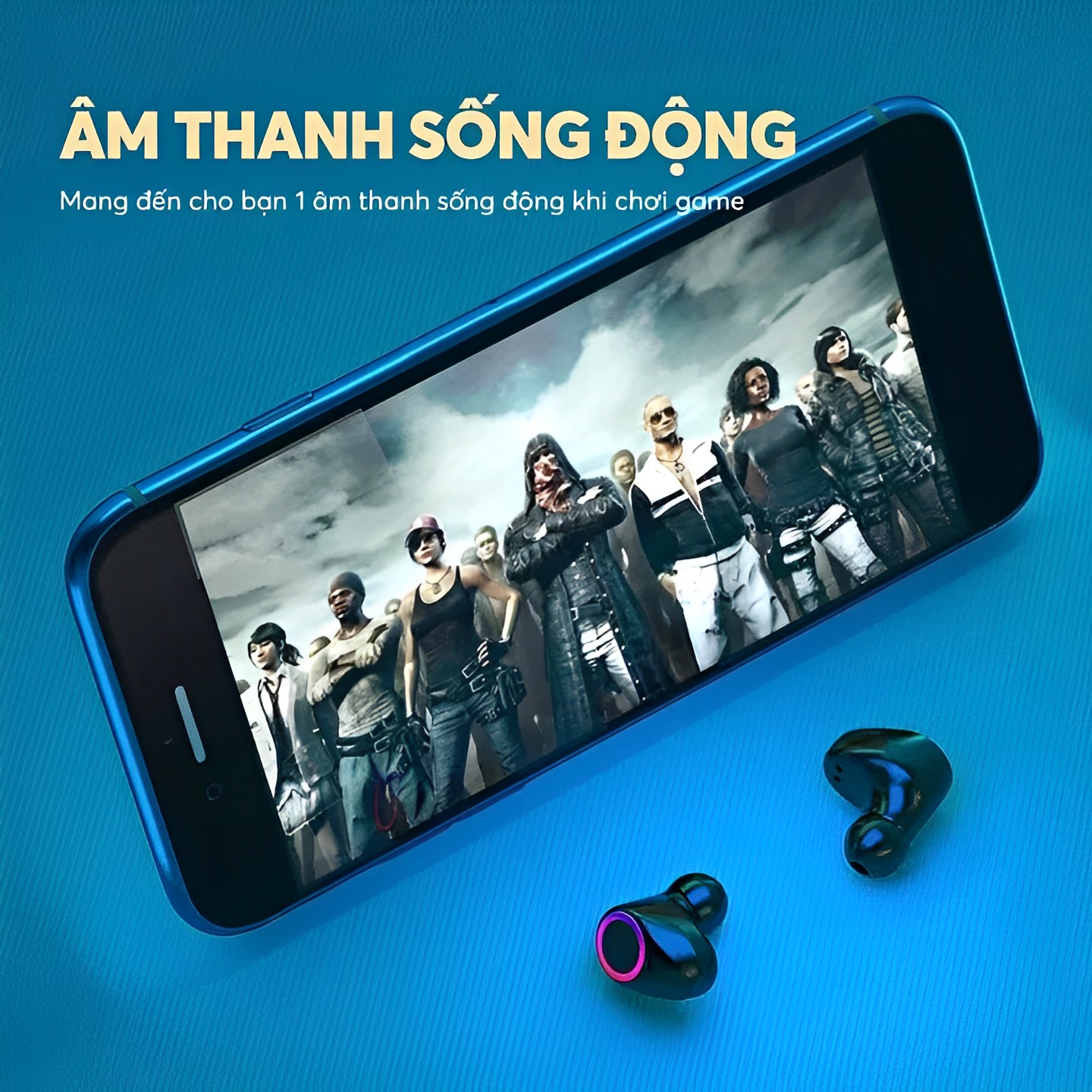 Tai Nghe Bluetooth Không Dây Kiêm Sạc Dự Phòng The Deosd - Hàng Chính Hãng