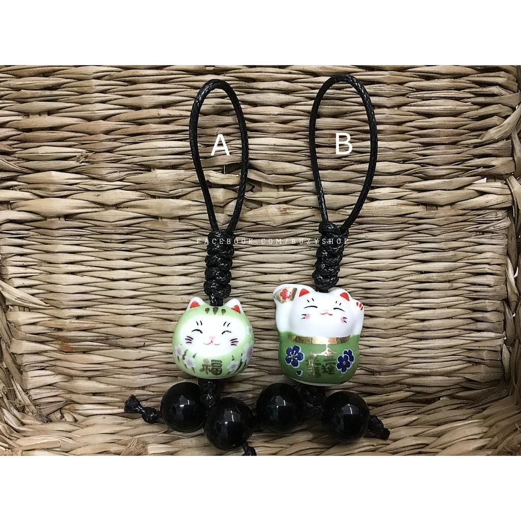 Móc khóa mèo neko may mắn