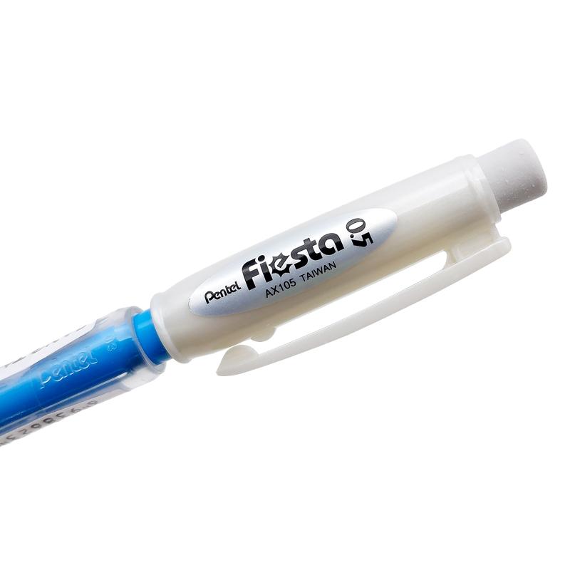 Bút Chì Bấm 0.5 mm Fiesta - Pentel AX105W-S - Màu Xanh