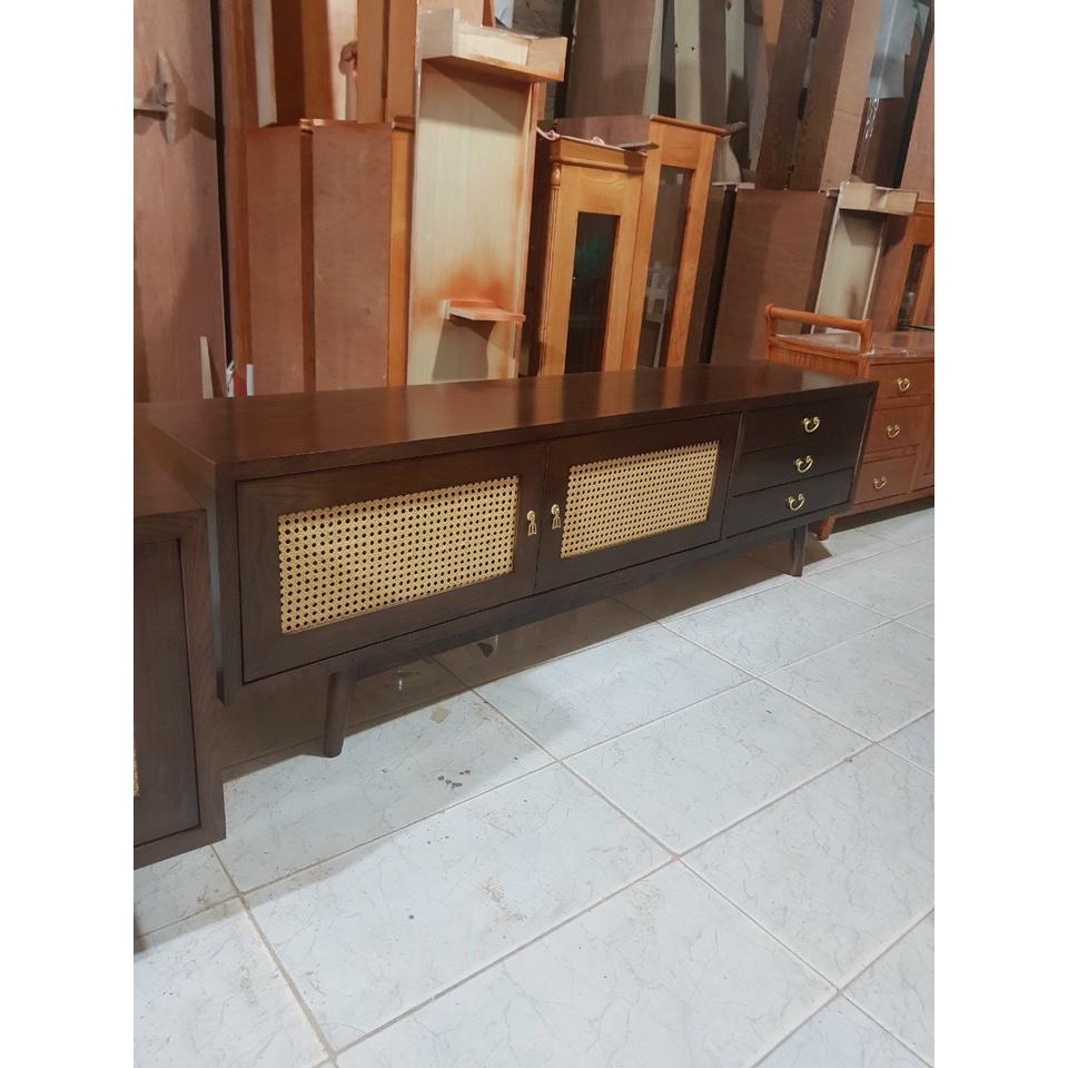 Kệ tivi gỗ sồi Nga - cánh mây
