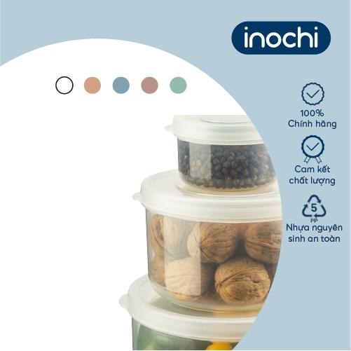 Bộ 3 hộp thực phẩm tròn Inochi 75015002500ml