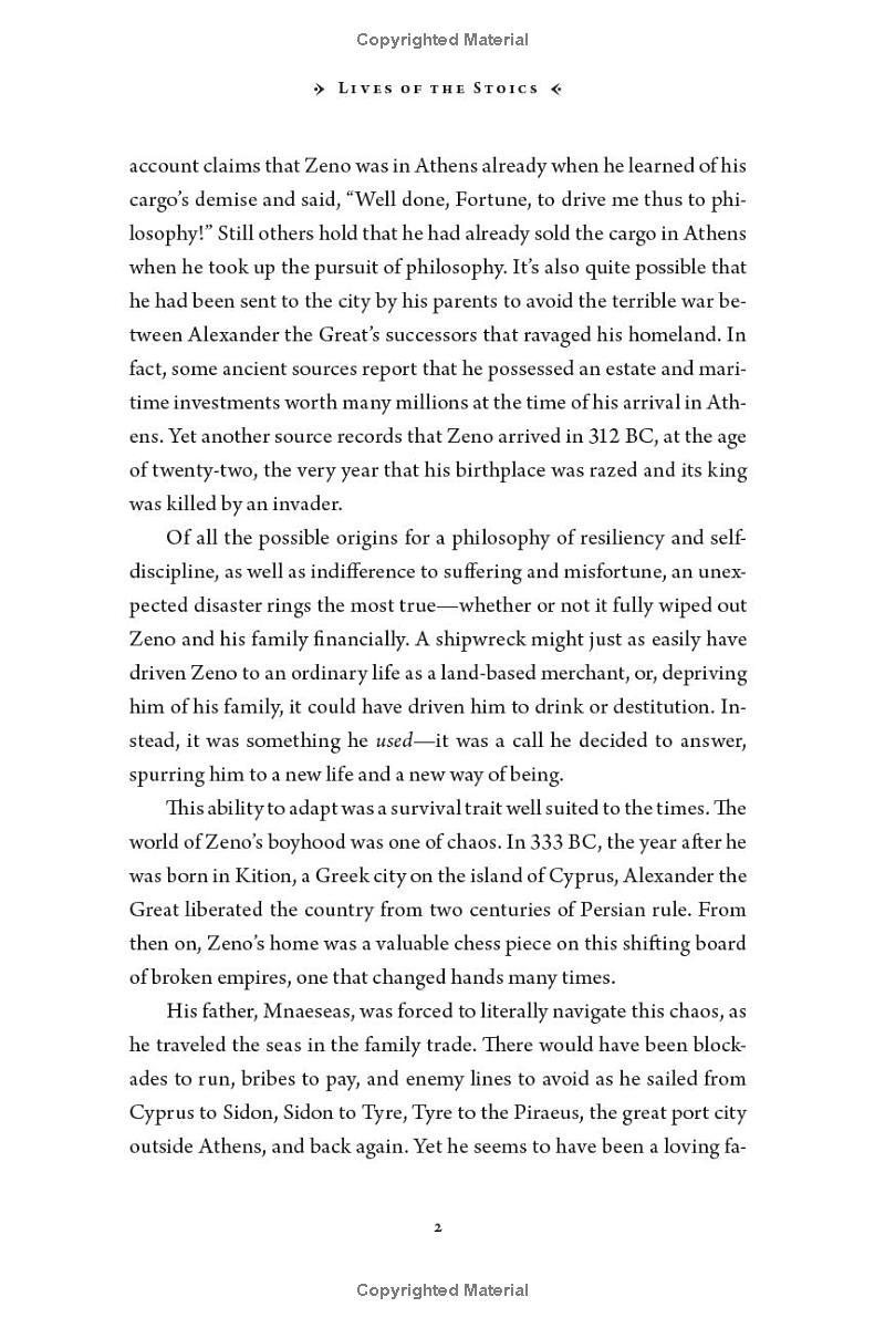 Sách ngoại văn: Lives Of The Stoics