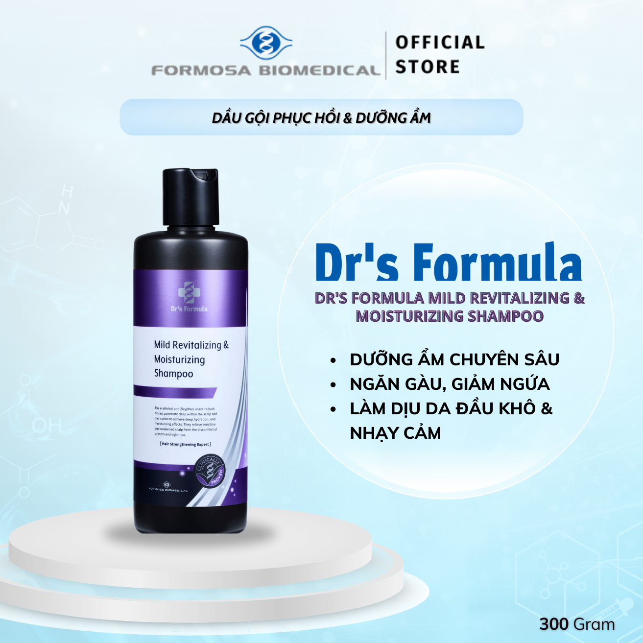 Dầu Gội Phục Hồi Và Dưỡng Ẩm Dr's Formula Mild Revitalizing &amp; Moisturizing Shampoo