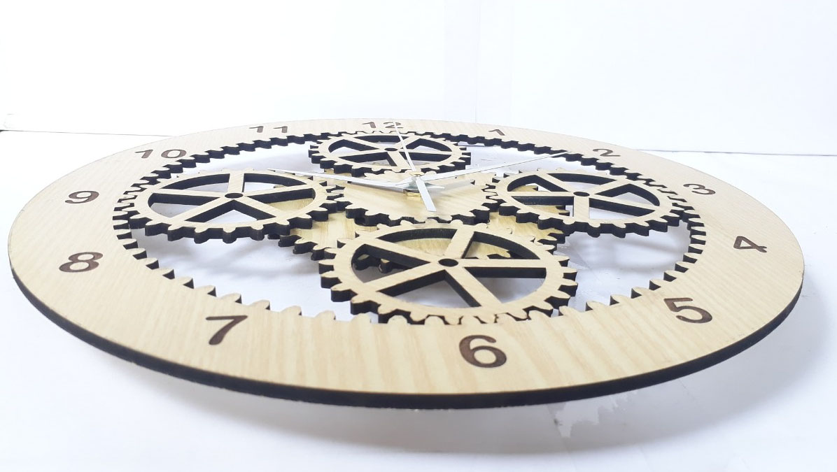Đồng hồ treo tường hình bánh răng mới lạ -tặng pin đồng hồ, đồng hồ decor trang trí phòng trở nên độc đáo