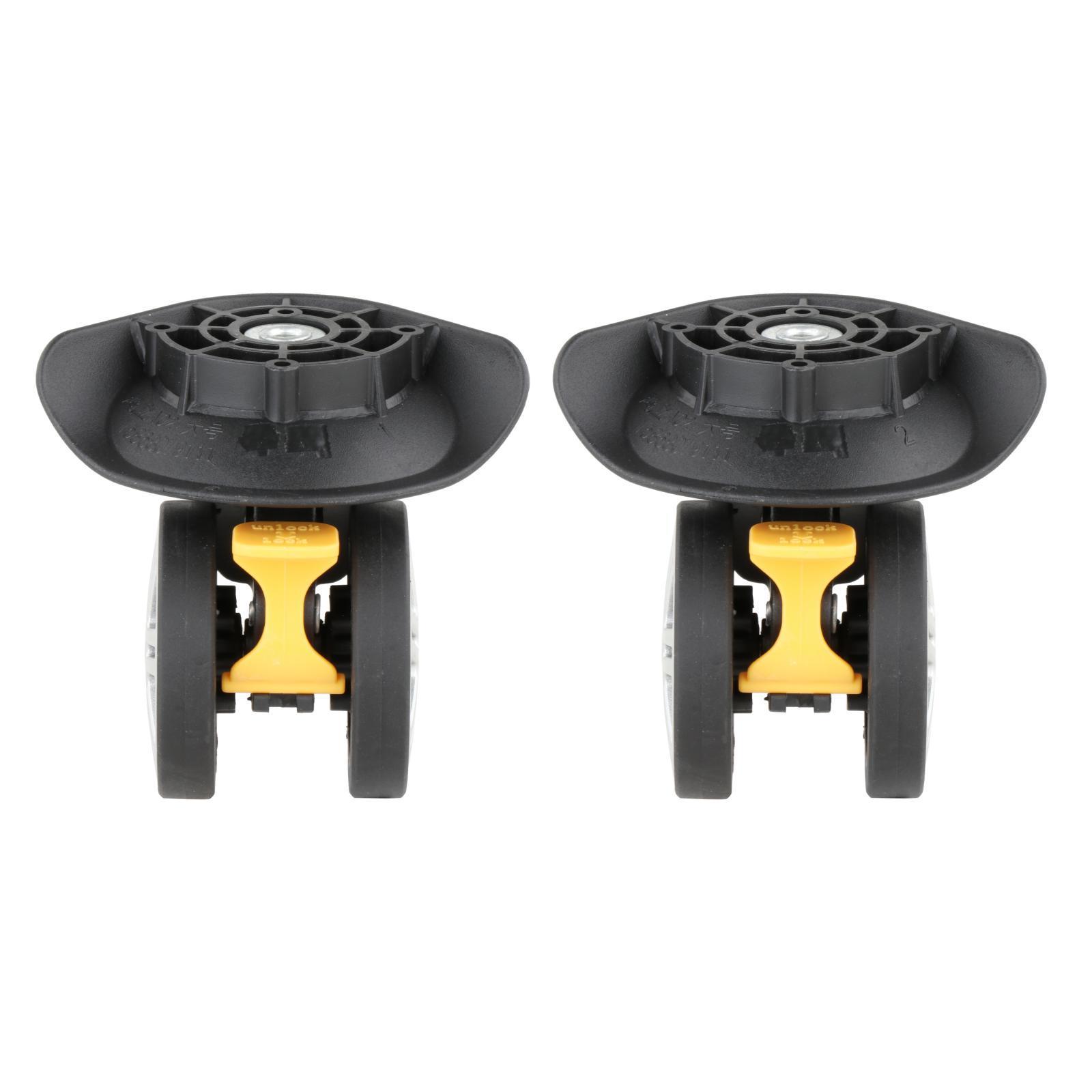 2 Pieces Replacement Luggage Wheels A19 Travel Suitcase Wheels Luggage Mute Wheel for Luggage Box