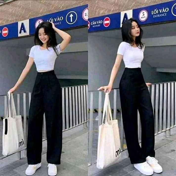 Áo Croptop Ngắn Tay Cổ Tròn Thời Trang Cho Nữ Năm 2020 - Trắng