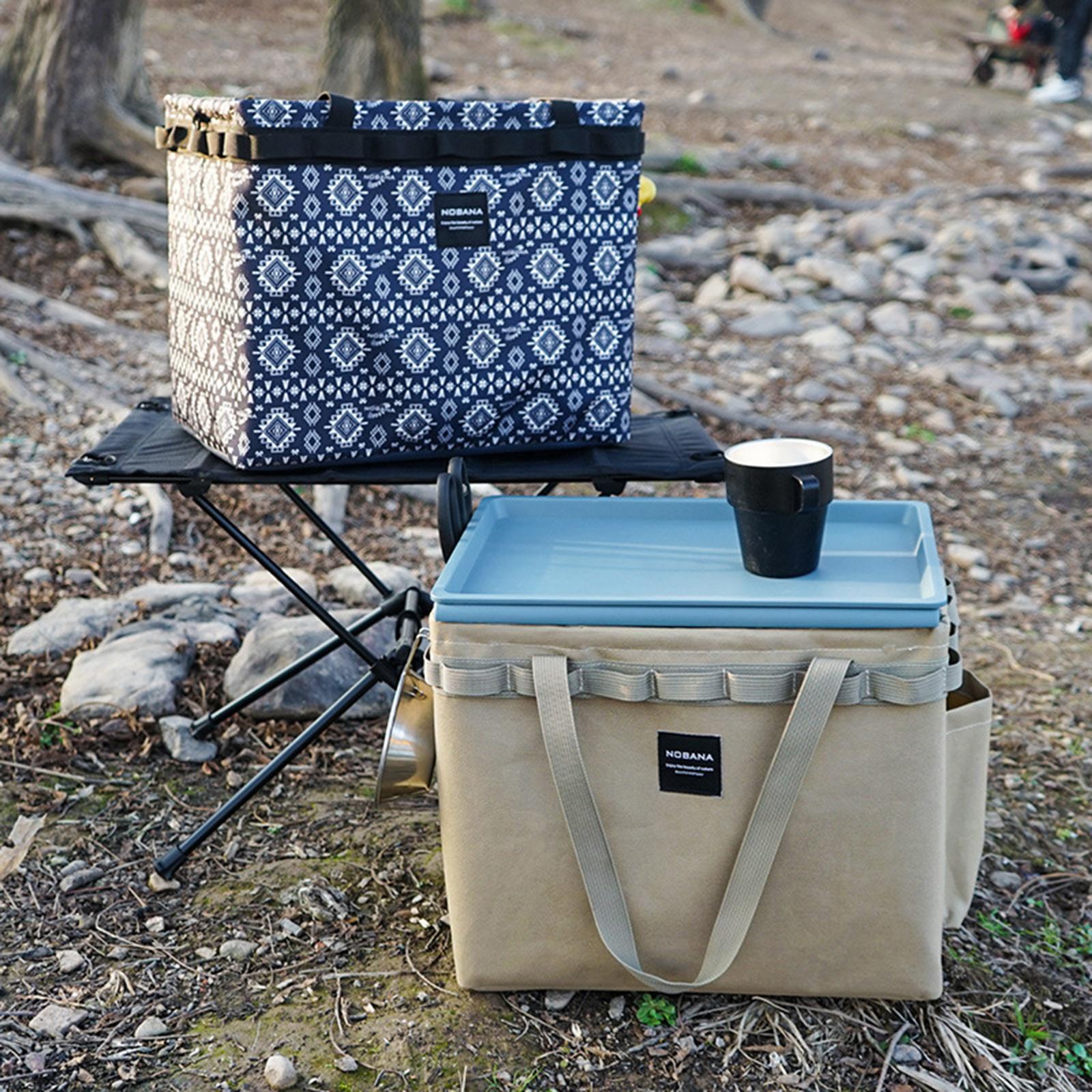 Camping Tool Storage Bag Folding Container Picnic Bag Handbag for Outdoor Home Cooking