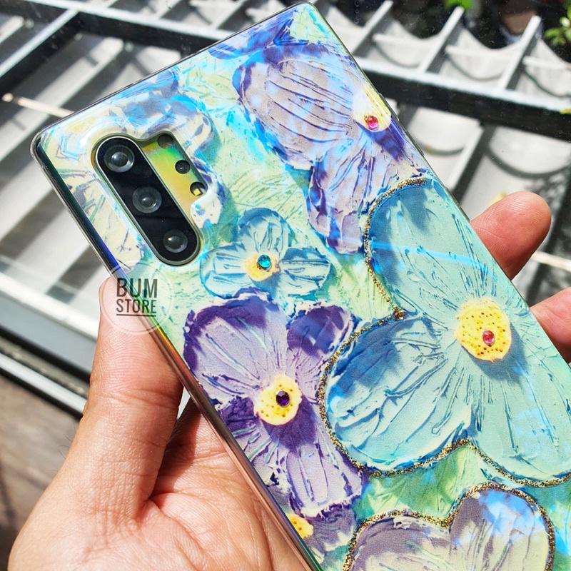 Ốp Lưng Dẻo Hoa Màu Sơn Nước Cho Dòng Samsung Galaxy Note 20 Ultra / Note 20 / Note 10 Plus / Note 10 - BUM STORE GALAXY CASE