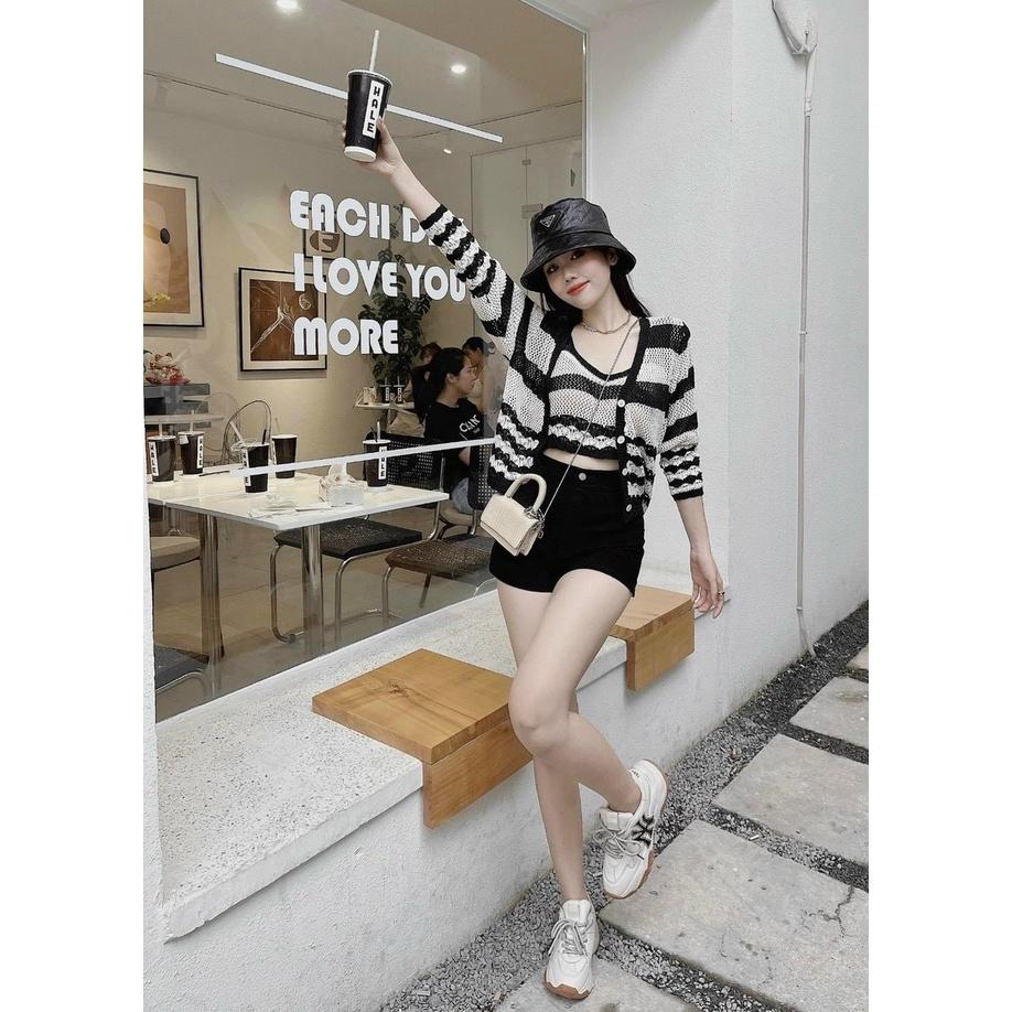 Sét Áo Len Kẻ Mã 551