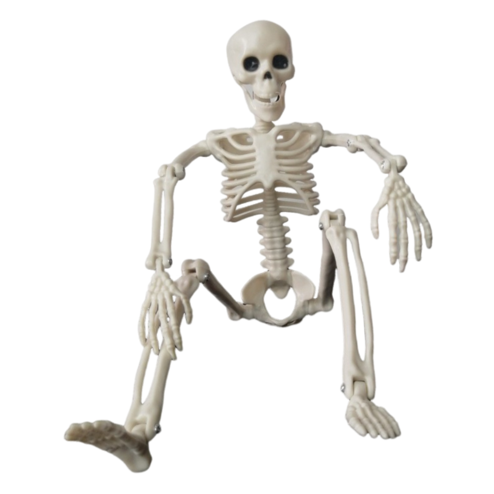 Halloween Skeleton Figurine Skull Statue Sculpture Skeleton Ornament for Halloween Party Holiday Lawn Indoor Outdoor Backyard