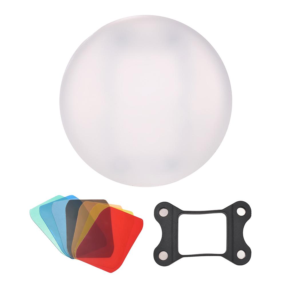 Silicone Diffuser Ball Magnet Adsorption Soft Balls Replacement for Canon Nikon Sigma Yongnuo Godox Andoer Neewer