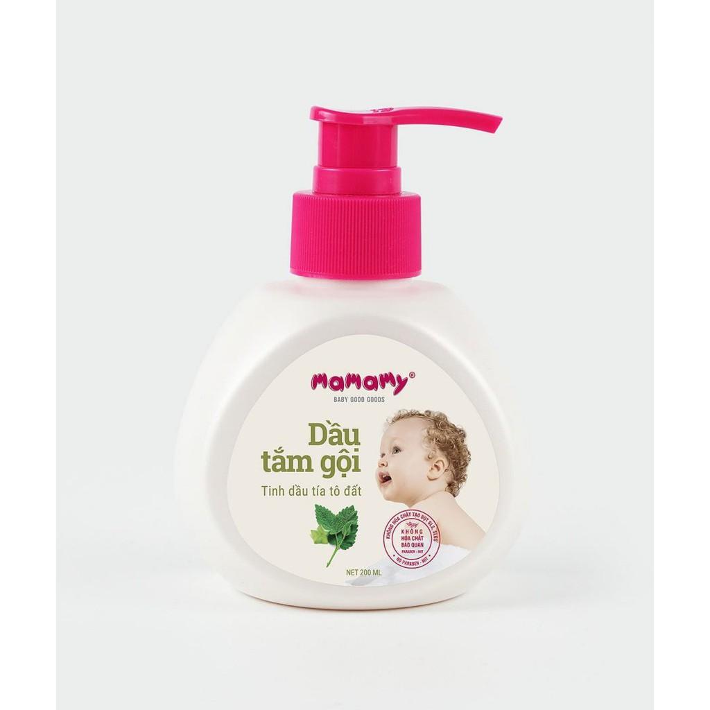 Dầu Tắm Gội Thiên Nhiên Mamamy 200ml