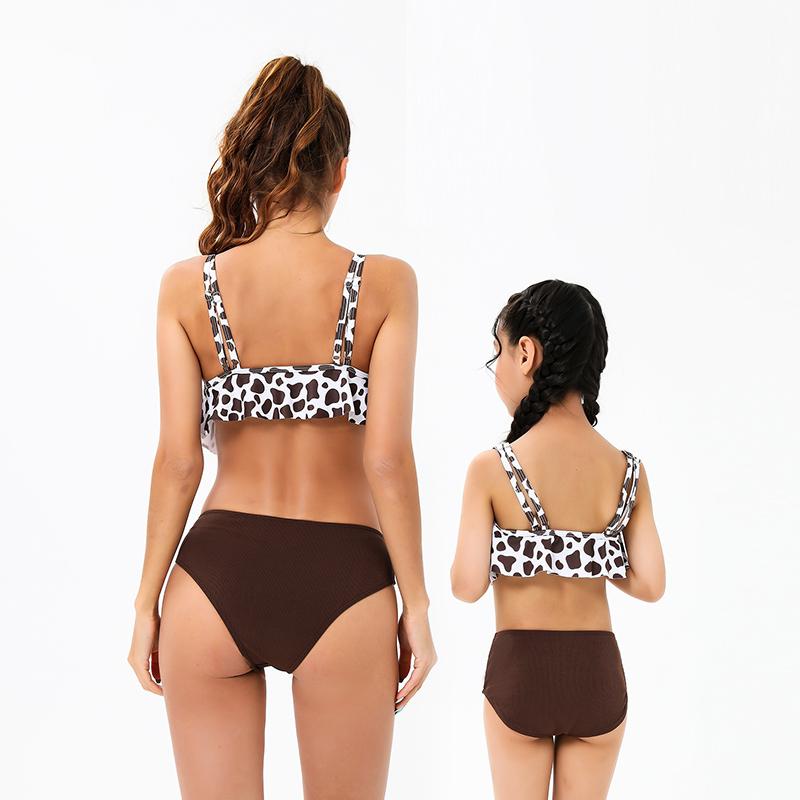 Phù Hợp Với Họ SwimwearMother Bơi Bikini Đồ Bơi Cho Mẹ Và Con Gái Đồ Bơi Nữ Trẻ Em Kid Cho Bé Bãi Biển Đồ Tắm