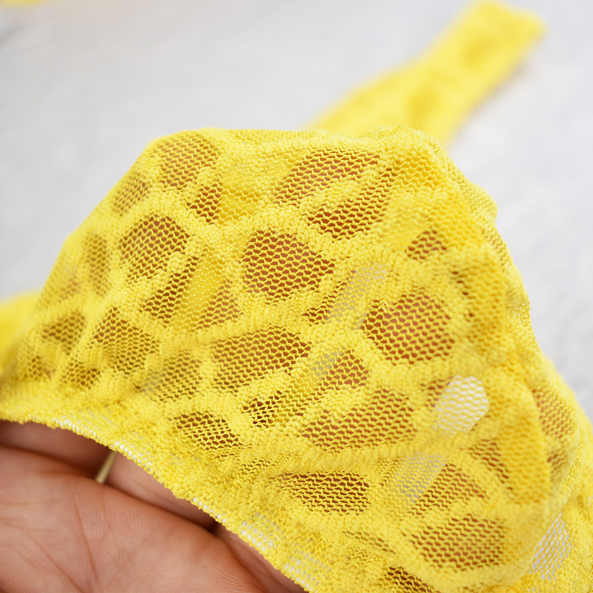 Quần lót nam lưới Sexy tam giác Brief bông kháng khuẩn Thoáng khí