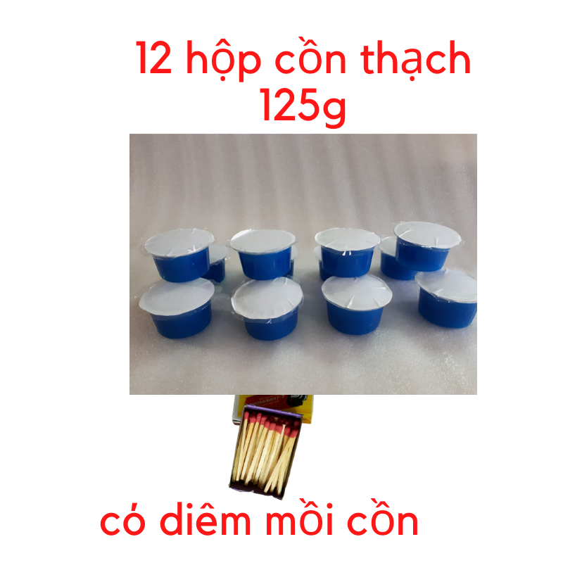 12 hộp Cồn thạch dùng cho bếp cồn quán ăn loại tốt