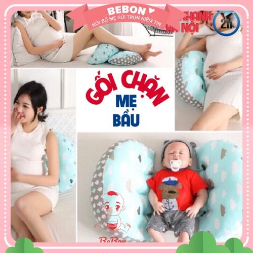 Gối kê bụng gối chặn ngủ cho mẹ bầu