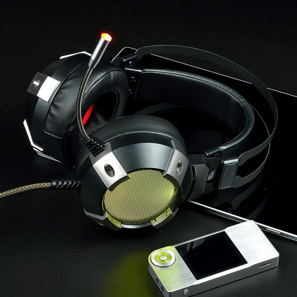Stereo Wired Gaming Headsets Headphone with Mic Noise Cancelling for PC Computer