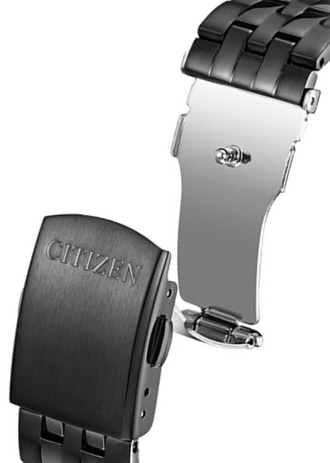 Đồng Hồ Nam Citizen Dây Thép Không Gỉ NH7505-84E - Mặt Đen