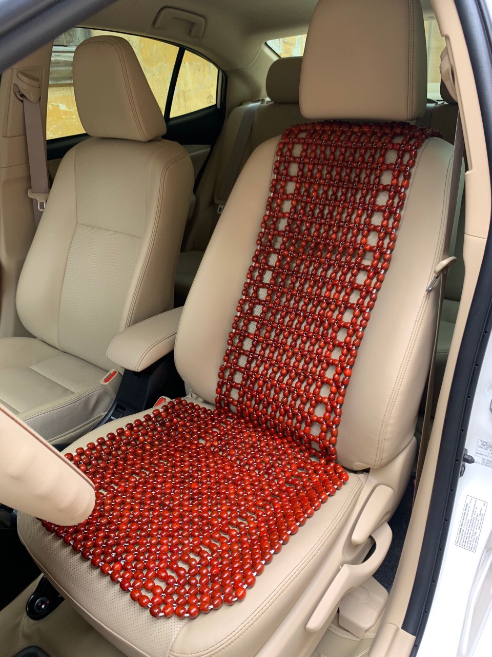 Đệm Lót Ghế Xe Ô Tô Hạt Gỗ ( hình thật )