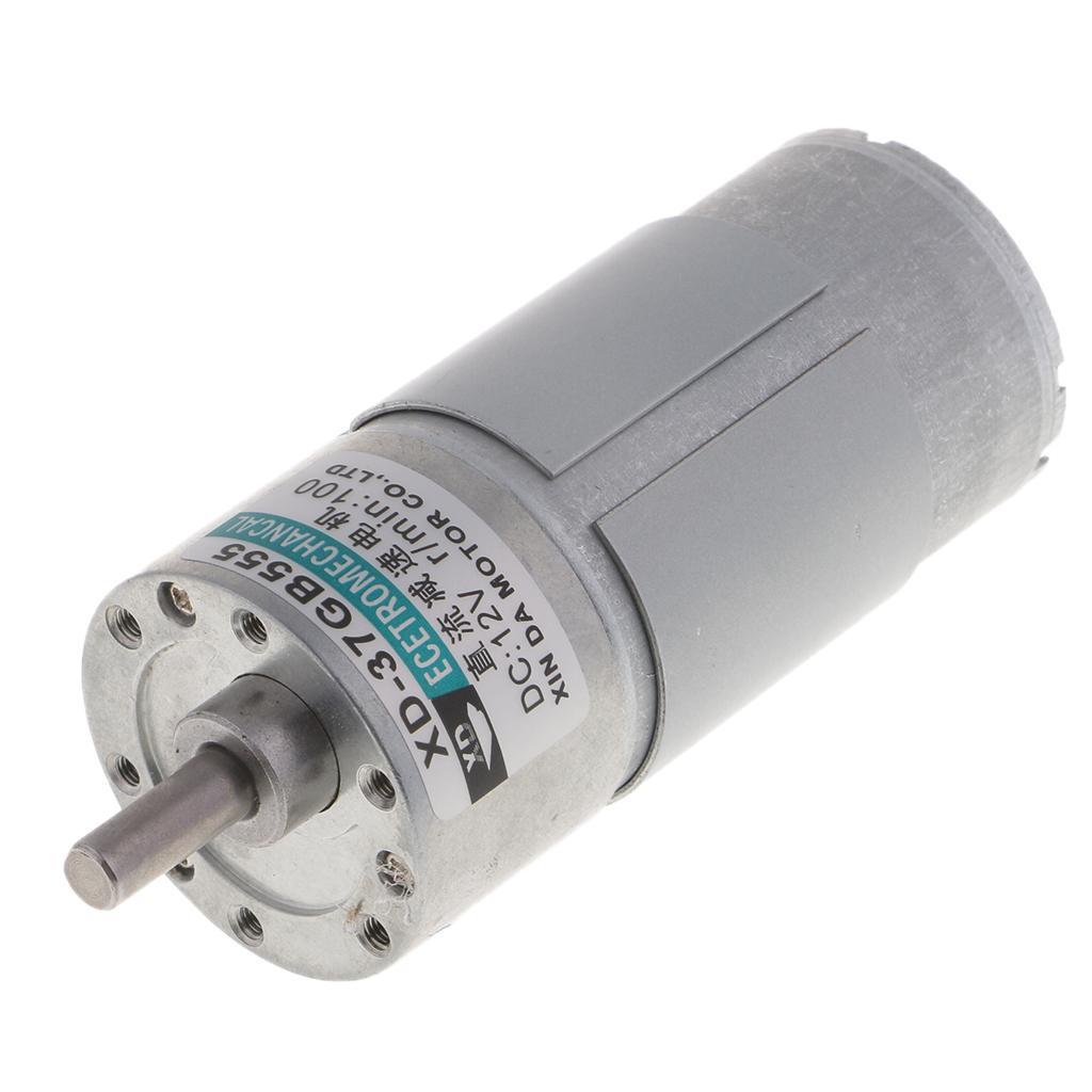 XD-37GB555 100RPM 12V 15W Adjustable Speed Gear Motor Micro Gear Motor