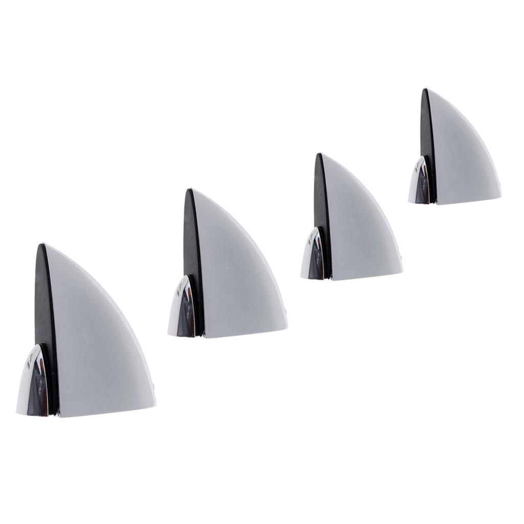 4x Adjustable Wood Glass Clamp Bracket Holder for Balustrade Shelf , for 3mm-32mm Glass Wood