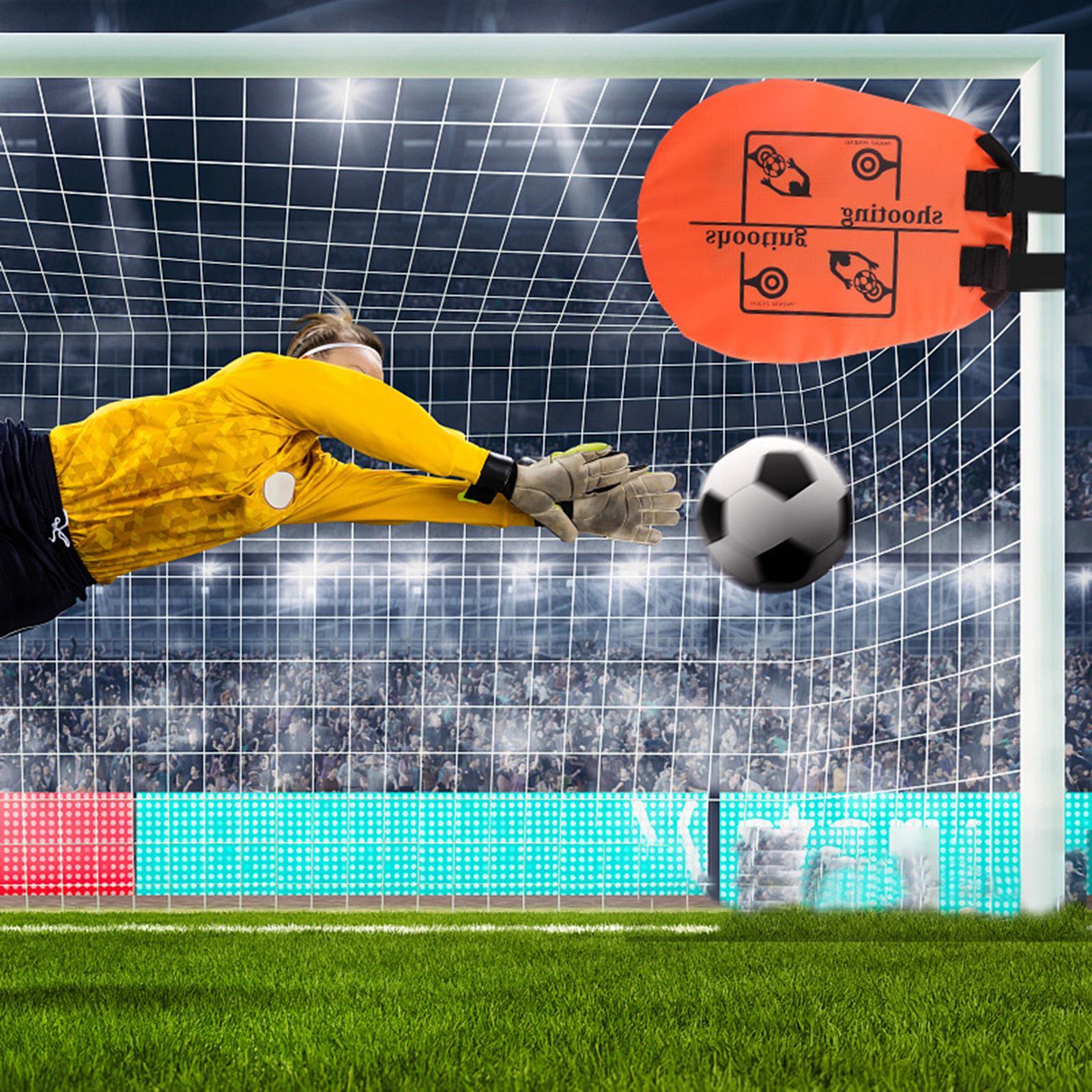 4x Football Training Target, Soccer Goal Target Training, Easy Attachment the goal, Strong Football Goal Target for Free Kicks, Adult Improve Accuracy