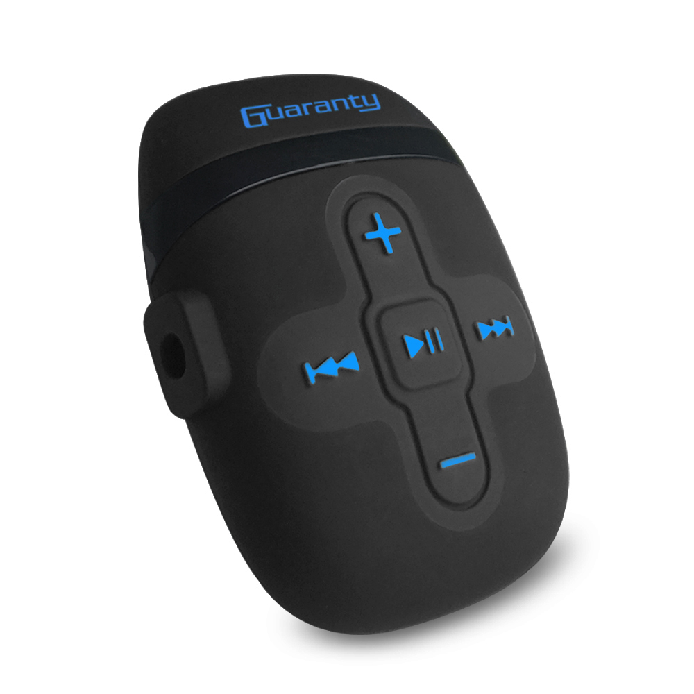 Máy Nghe Nhạc MP3 8Gb Chống Nước IPX8 Với Thiết Kế Kẹp Tai Nghe Để Bơi Chạy Lặn, Màu Đen