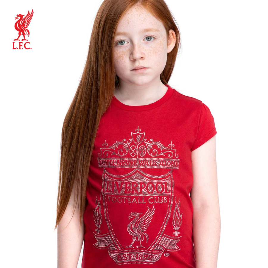 Áo thun tay ngắn thể thao trẻ em LFC Intl Jnr Diamante Crest - A15105