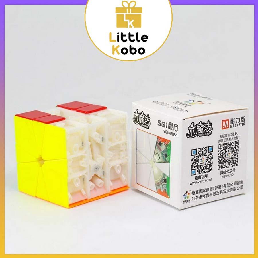 Rubik YuXin Square-1 M Nam Châm Little YuXin Magic Rubic Biến Thể SQ1 Stickerless