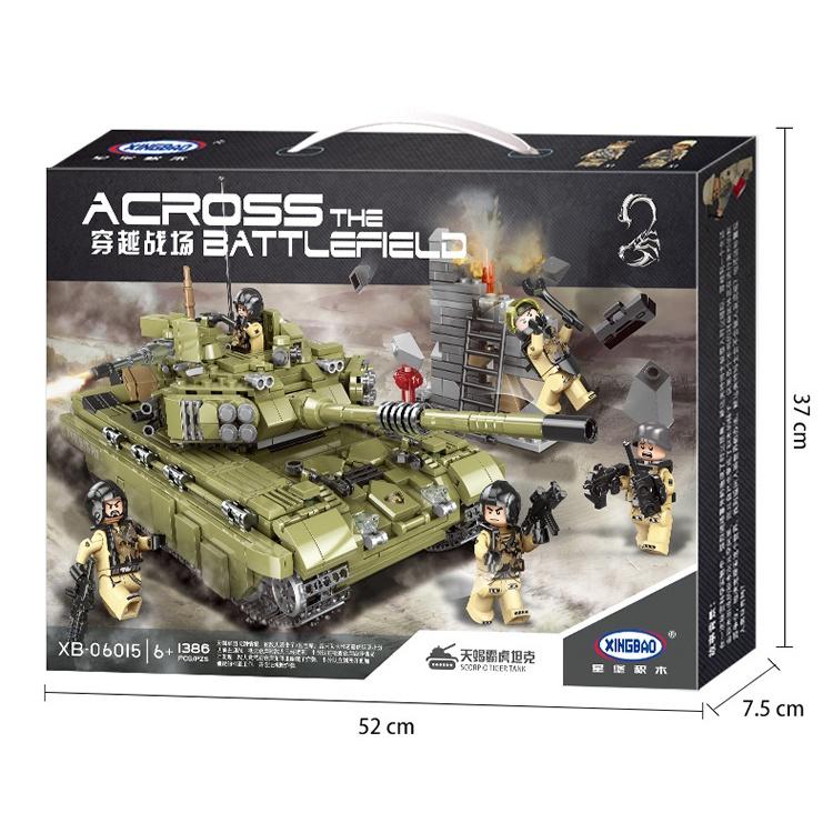 Đồ chơi Lắp ráp Xe Tăng Bọ Cạp - Xingbao XB-06015 Scorpio Decepticon Tank Army Tiger - Xếp hình thông minh