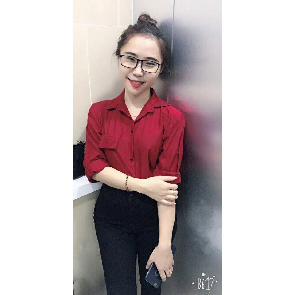Áo Sơ mi túi giả 1 bên Mẫu Mới Cực Hot, ÁO SƠ MI TÚI GIẢ