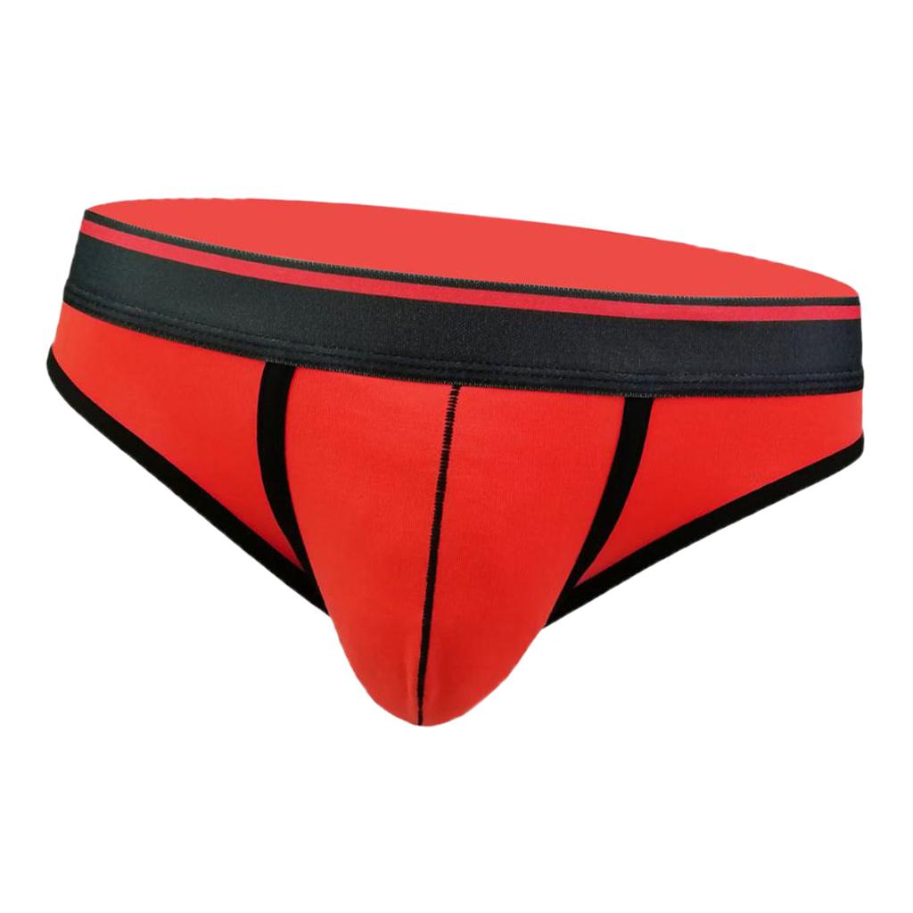 Mens 100% Cotton Low Rise Briefs Underwear Bikini