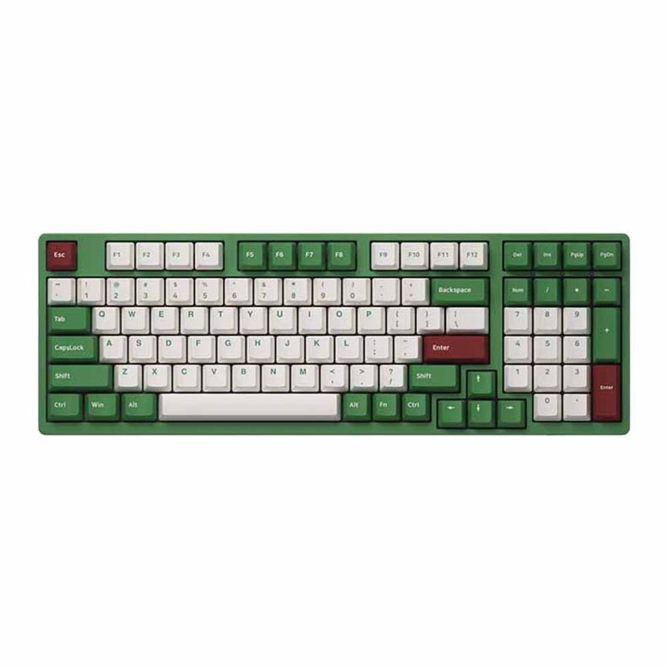 Bàn phím cơ AKKO 3098 DS Matcha Red Bean - Hàng chính hãng