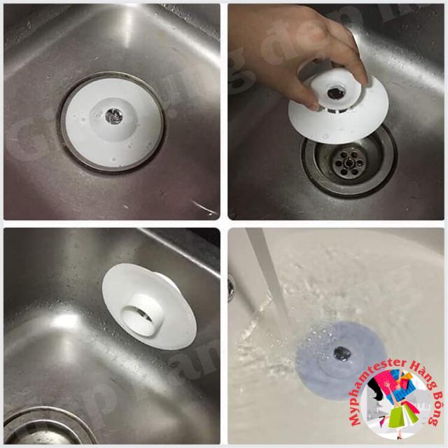 Nắp silicon chặn rác thông minh