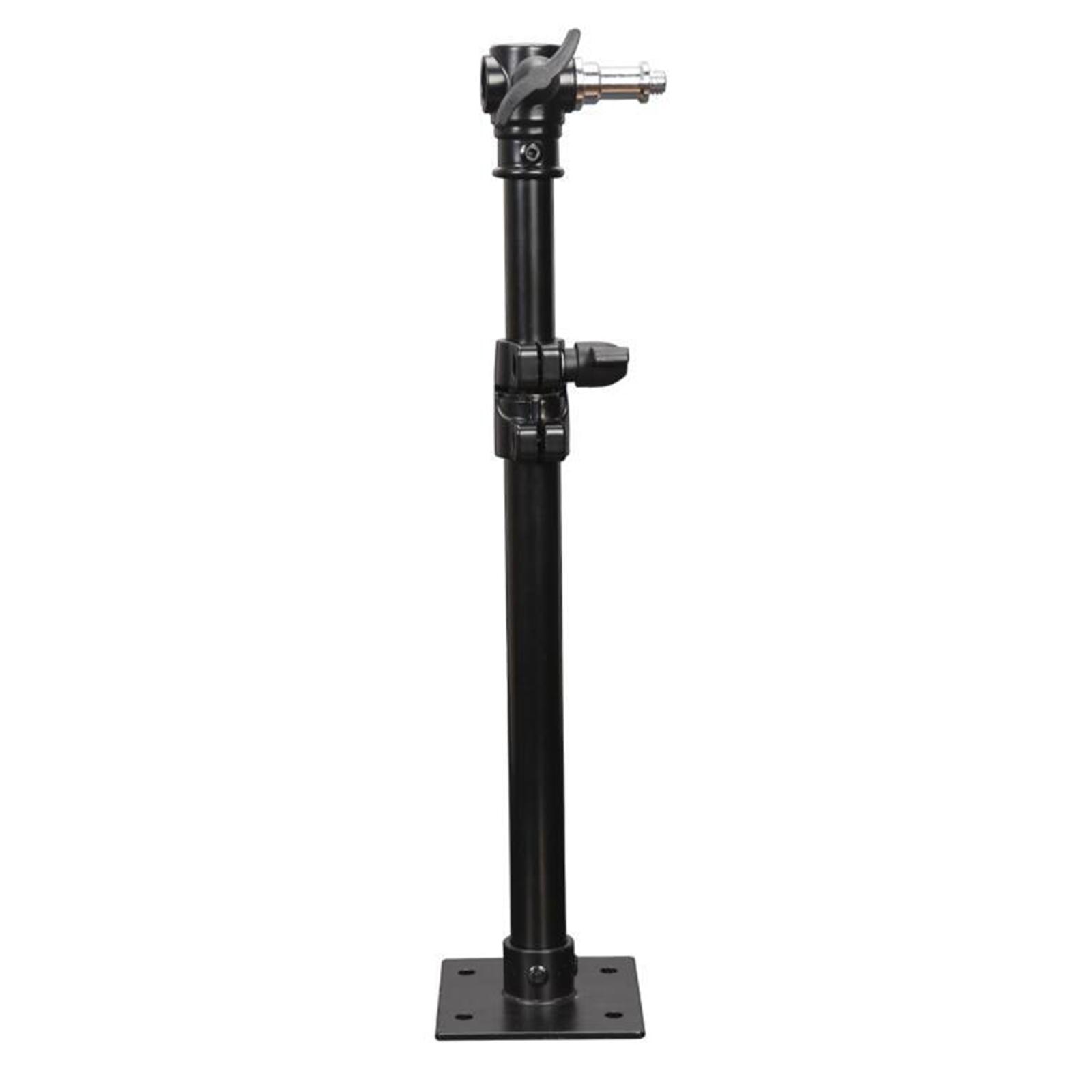 Camera Video Ceiling Light Stand with 1/4 3/8 Adapter 15"-26" for Strobe