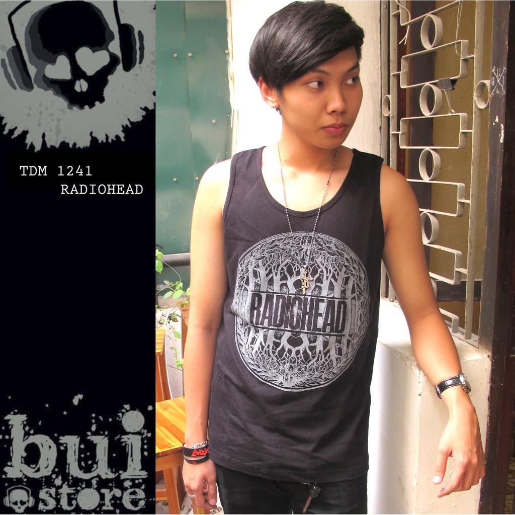Áo Rock: áo Tanktop Radiohead TDM 1241