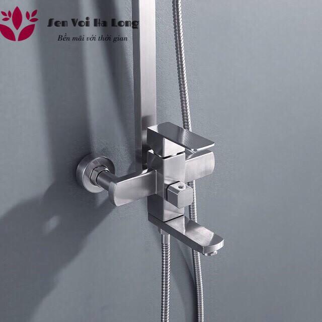 Bộ Sen Cây Tắm Đứng Nóng Lạnh INOX 304 hàng đúc nguyên khối không mối hàn