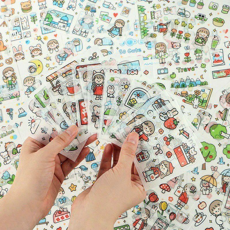 1000 Miếng dán sticker cho bé yêu trang trí