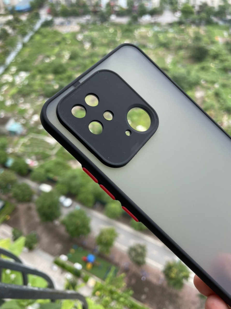Ốp lưng cho Xiaomi Redmi 10C viền dẻo đen lưng nhám mờ bảo vệ camera