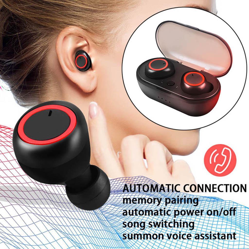 Wireless Bluetooth Earphones Sport Stereo HD Earbuds with Charging Case