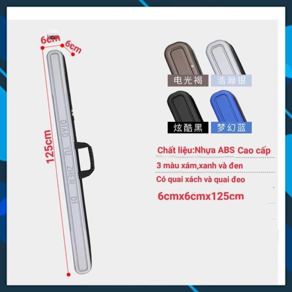 Bao Đựng Cần Câu Cá ABS Cứng Dài 1m25 Có Chân Chống _ Đồ Câu Cá