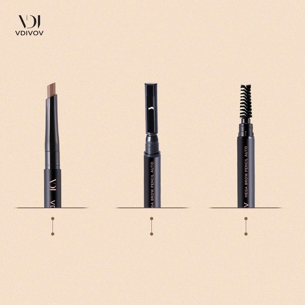 Chì kẻ mày bút vặn VDIVOV Mega Brow Pencil Auto 0.35g