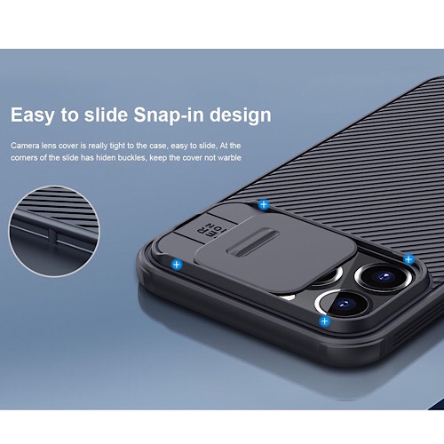 Ốp lưng dành cho iPhone 14 Pro Max hiệu Nillkin Design Camera Shock Chống sốc - Hàng nhập khẩu