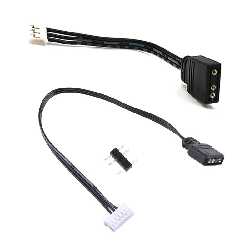 Bộ điều khiển quạt Bộ chuyển đổi bộ chuyển đổi 5V 3-pin đến 6pin/ 4pin Converter 5V argb 3pin đến 4pin 6pin cho người hâm mộ Coolmoon Cool Moon