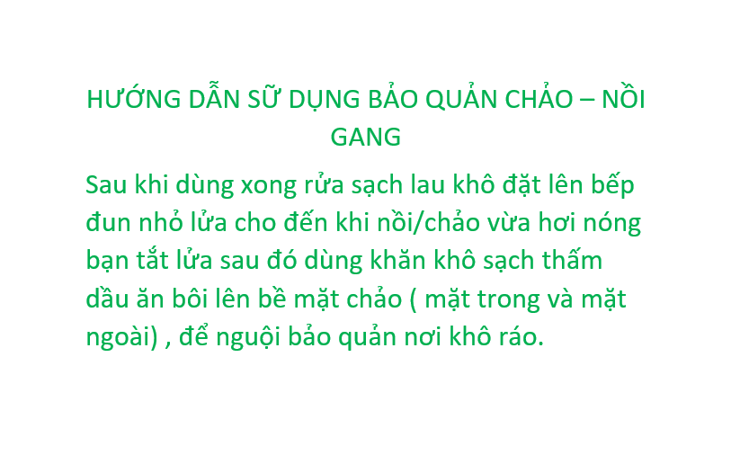 Chảo Gang Chống Dính Dùng Được Bếp Từ Size 20 - 22 - 24cm Hiệu Vạn Lợi - Dragon